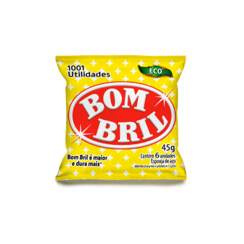 Lã de Aço Bom Bril Eco com 6 unid. 45g