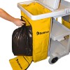 Bolsa de Coleta de Resíduos para Carro Funcional Bralimpia Amarela