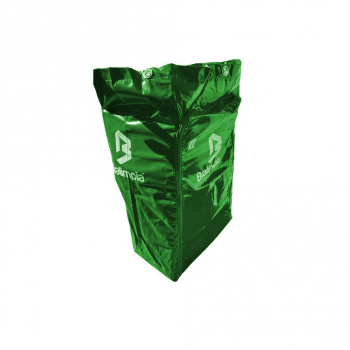 Bolsa de Coleta de Resíduos para Carro Funcional Bralimpia Verde