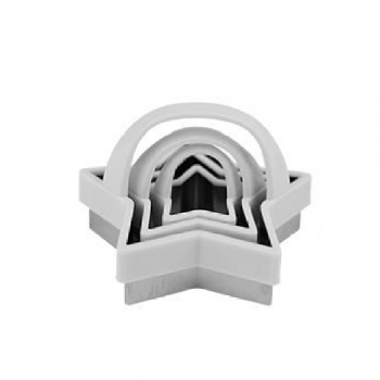 Kit Forma Cortadora Confeitaria Inox c/3 Clink