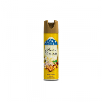 Aromatizador Aerossol Coala 400mL Ameira Dourada