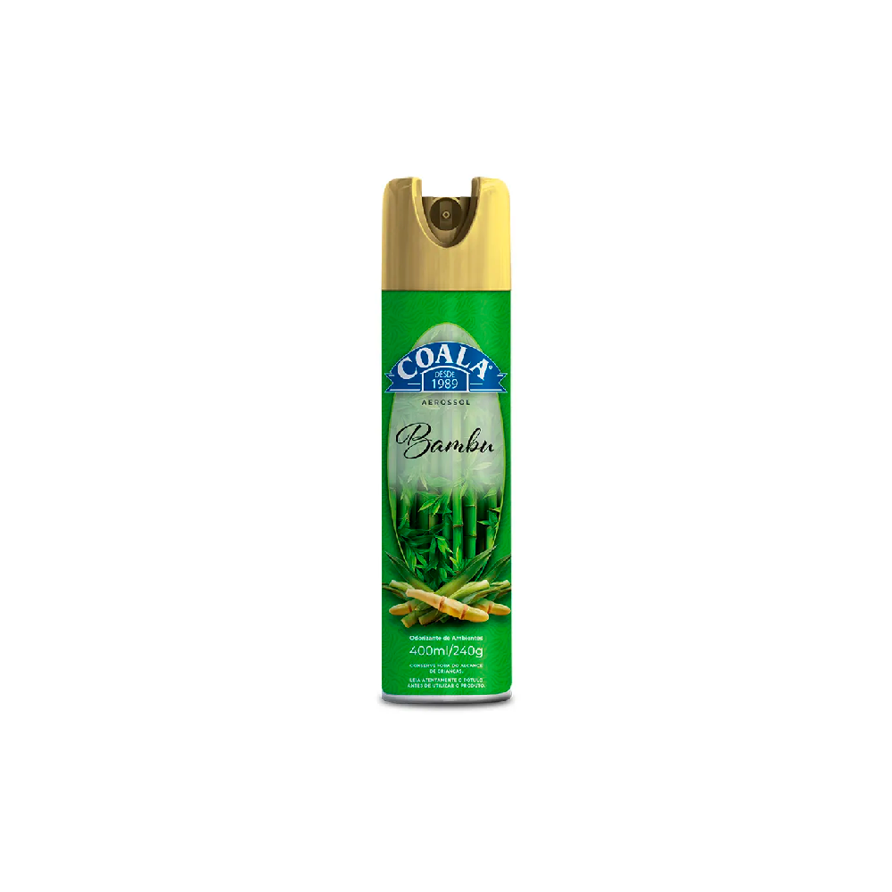 Aromatizador Aerossol Coala 400mL Bambu