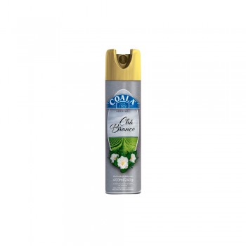 Aromatizador Aerossol Coala 400mL Chá Branco