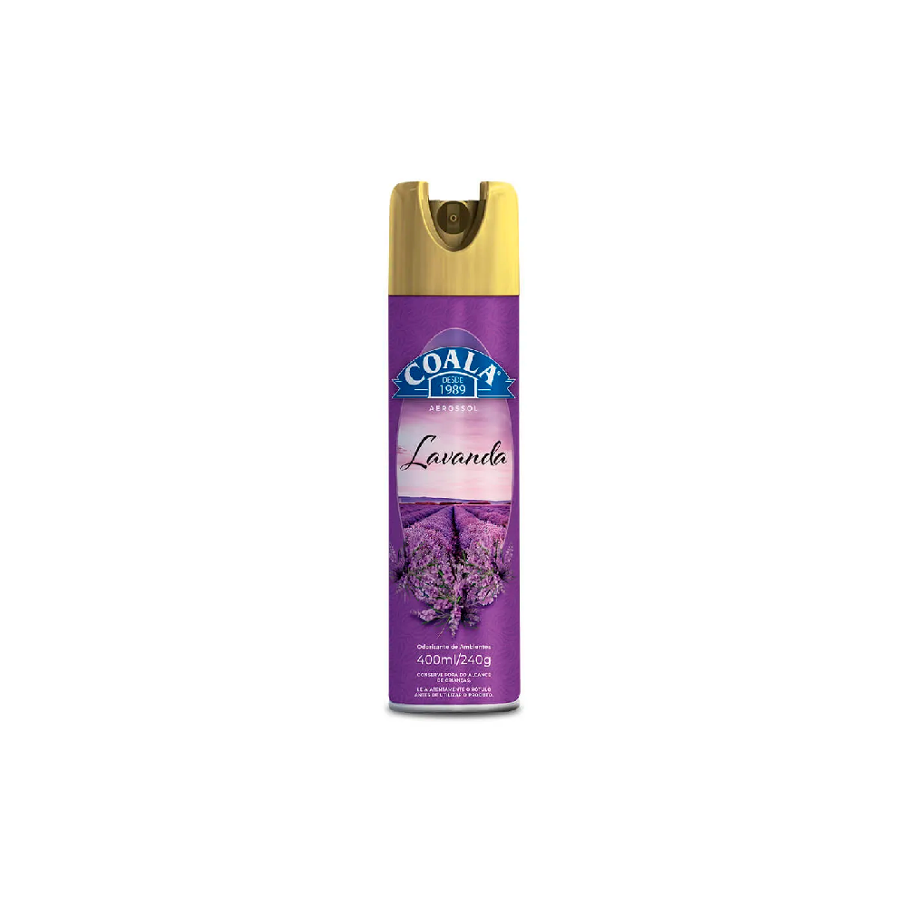 Aromatizador Aerossol Coala 400mL Lavanda