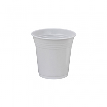 Copo Plástico Descartável 110mL Altacoppo Branco com 100 unid.