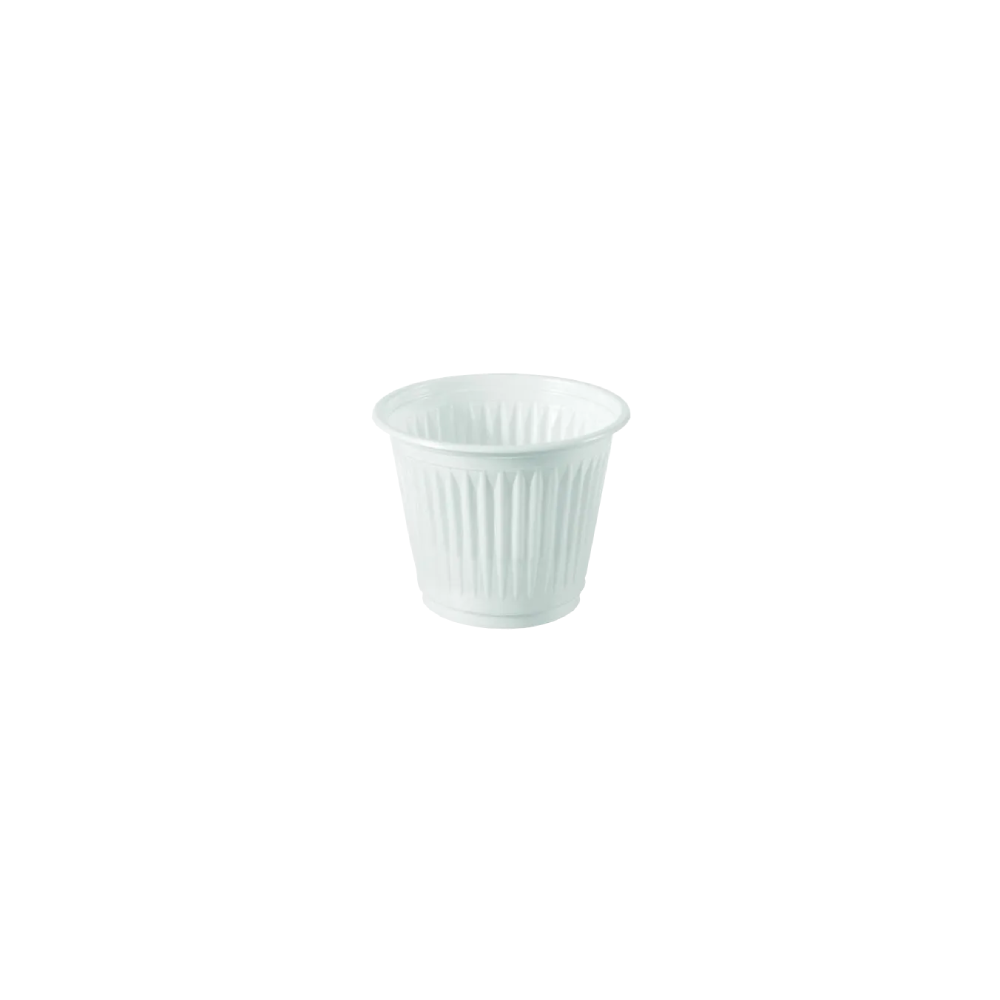 Copo Plástico Descartável 50mL Altacoppo Branco com 100 unid.