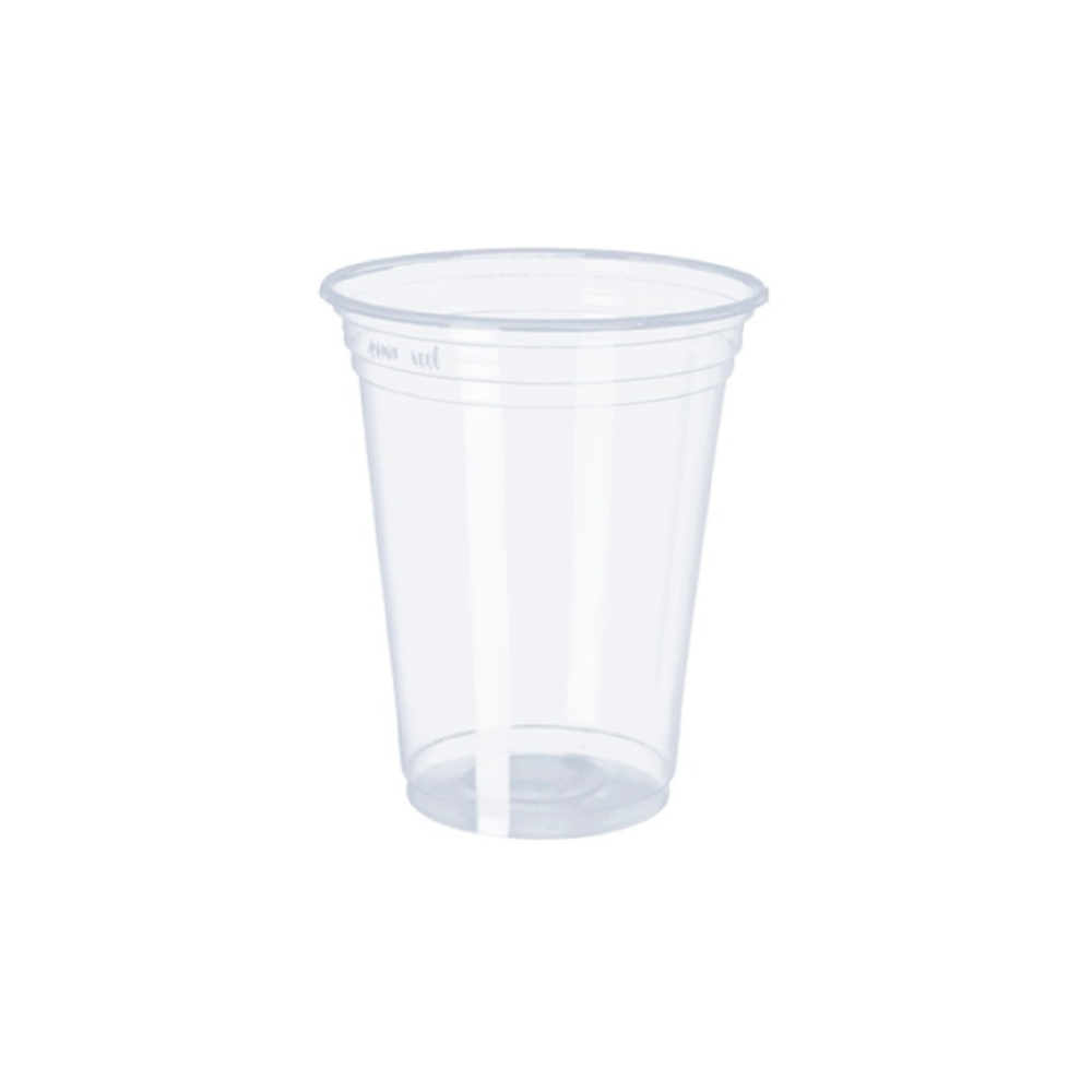 Copo Plástico Descartável 400mL Copaza Transparente com 50 unid.