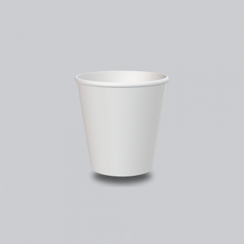 Copo em Papel Descartável 100mL Ecolosso Branco com 50 unid