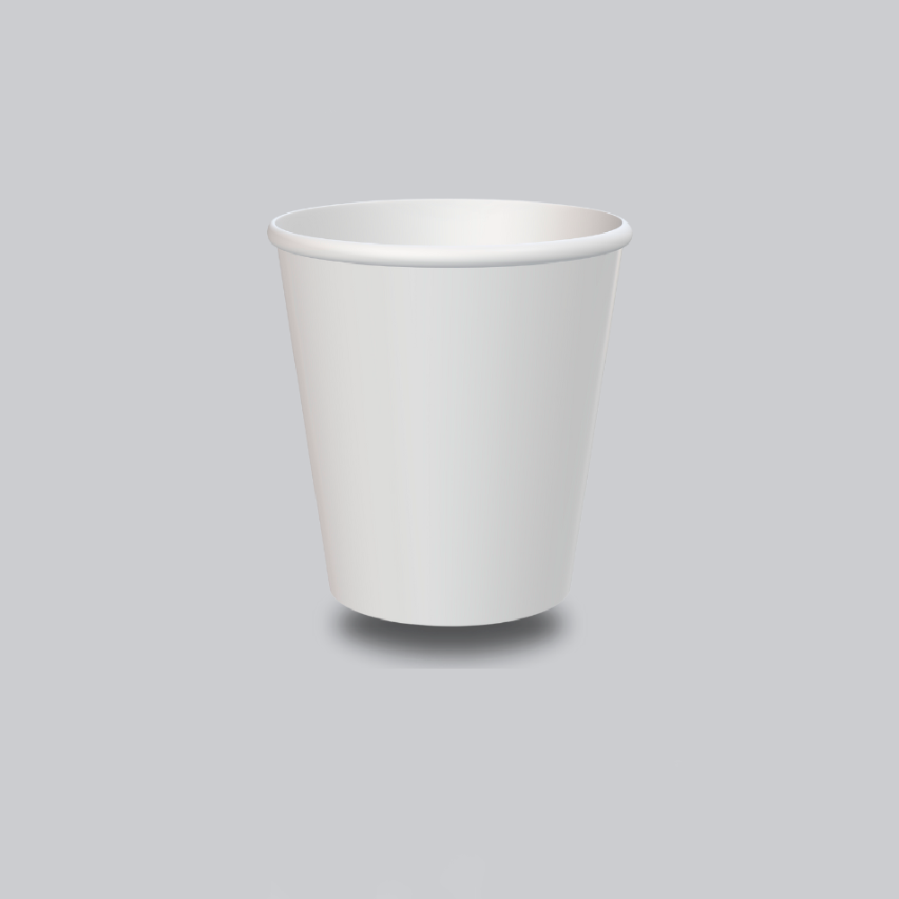 Copo em Papel Descartável 200mL Ecolosso Branco com 50 unid