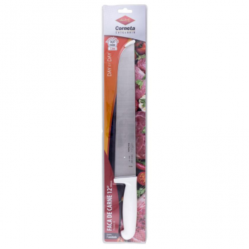 Faca de Inox 12" para Carne Corneta