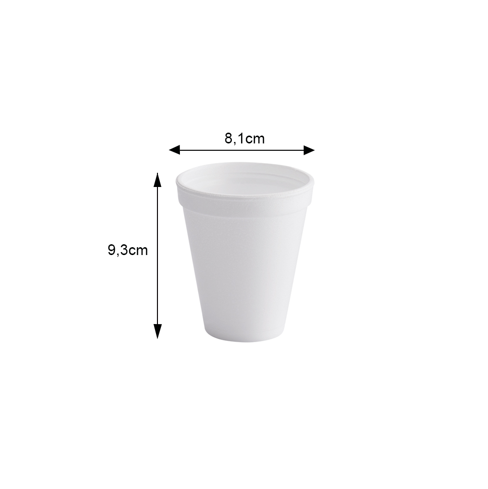 Copo Térmico de Isopor 237mL Darnel 8oz com 20 unid.