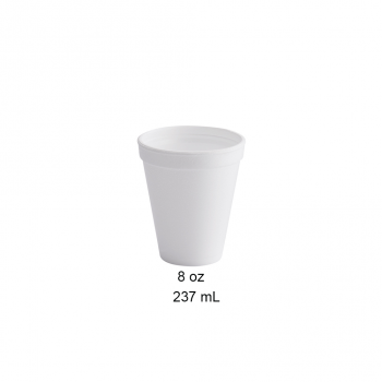 Copo Térmico de Isopor 237mL Darnel 8oz com 20 unid.