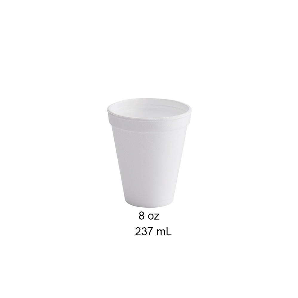 Copo Térmico de Isopor 237mL Darnel 8oz com 20 unid.