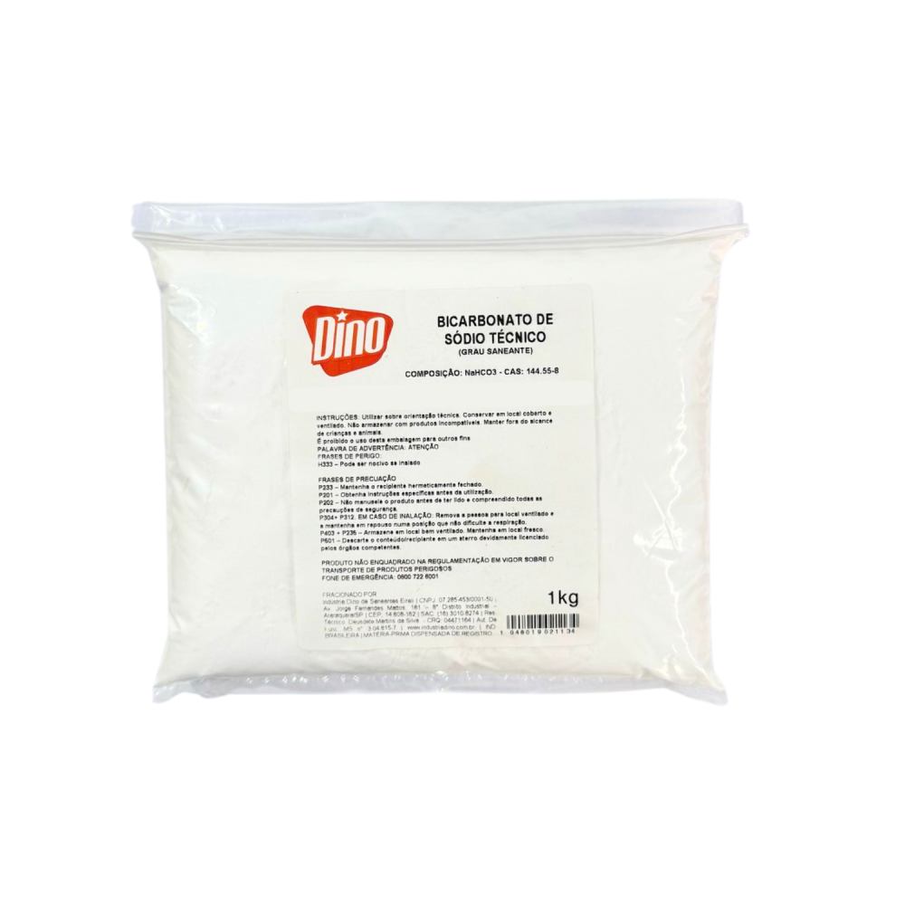 Bicarbonato de Sódio Técnico 1kg Dino