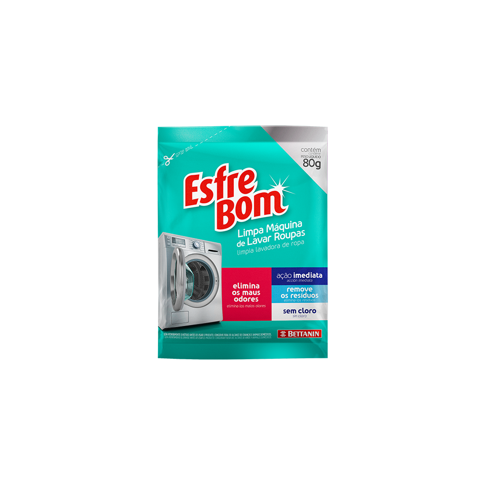 Limpa Máquina de Lavar Roupas Esfrebom 80g