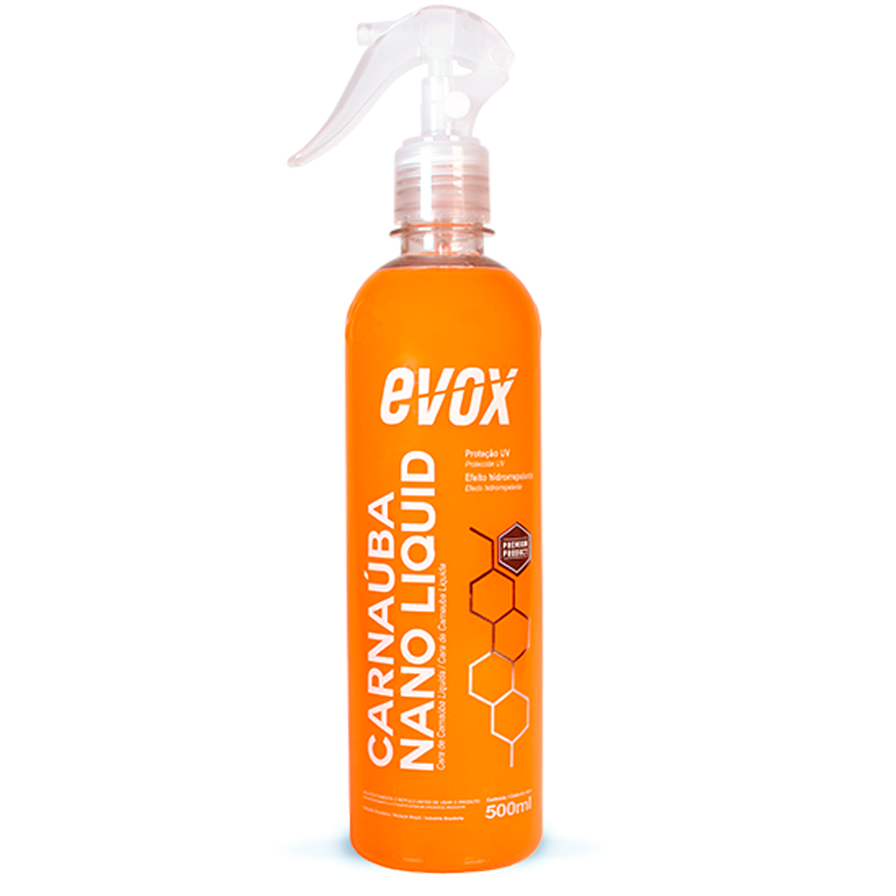 Cera Liquida Carnaúba Nano Liquid 500 ml Evox 