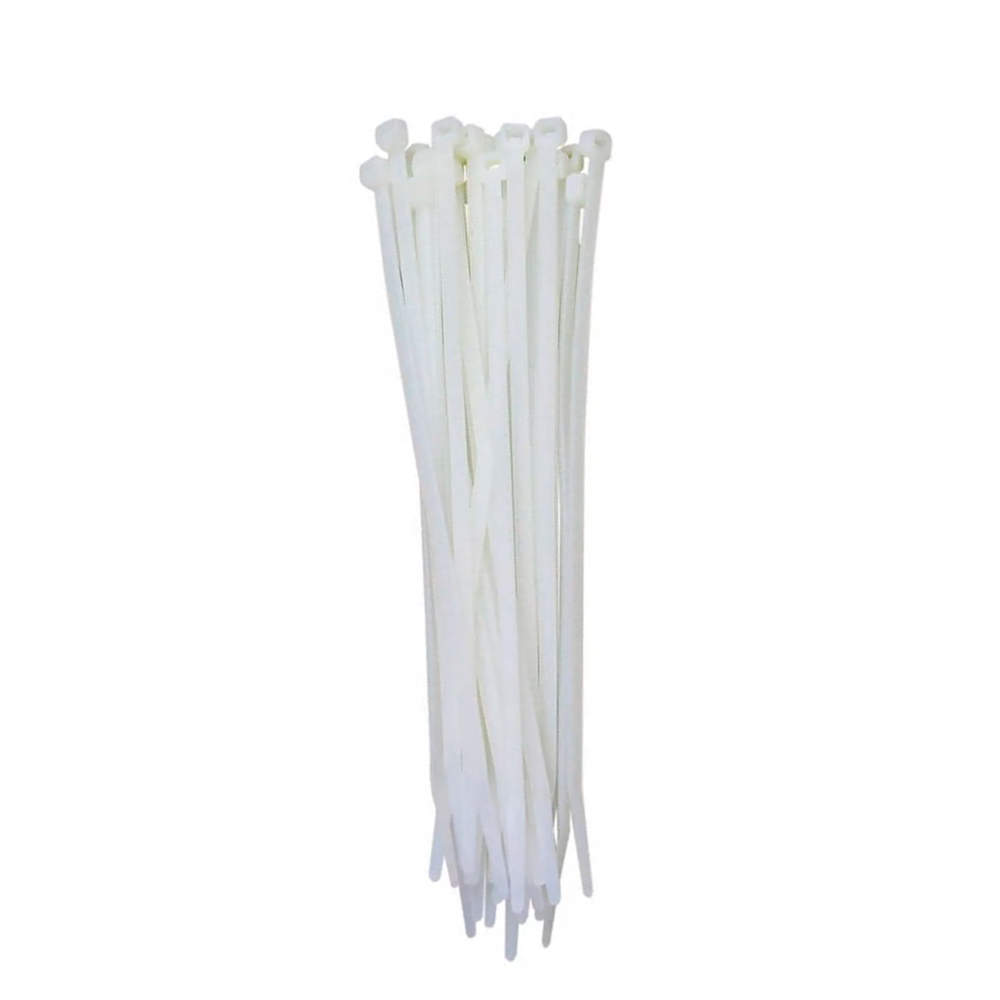 Abraçadeira Nylon 2,5X100mm Branca 100un Thompson 
