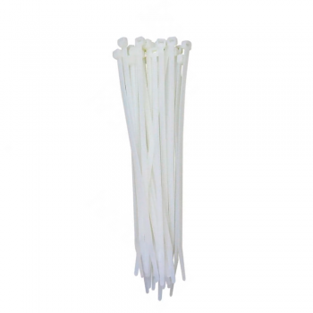 Abraçadeira Nylon 2,5X100mm Branca 100un Thompson 