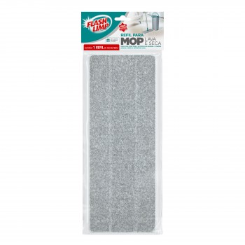 Refil Mop Flat Lava e Seca Flash Limp