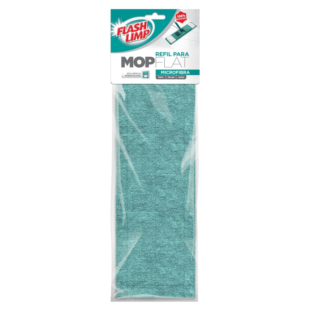 Refil para Mop Flat Microfibra Flash Limp