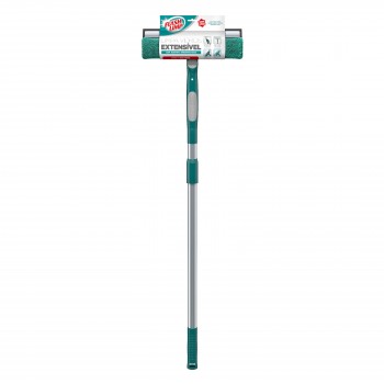 Rodo Combinado Limpa Vidros 25cm Flash Limp com Cabo Extensível