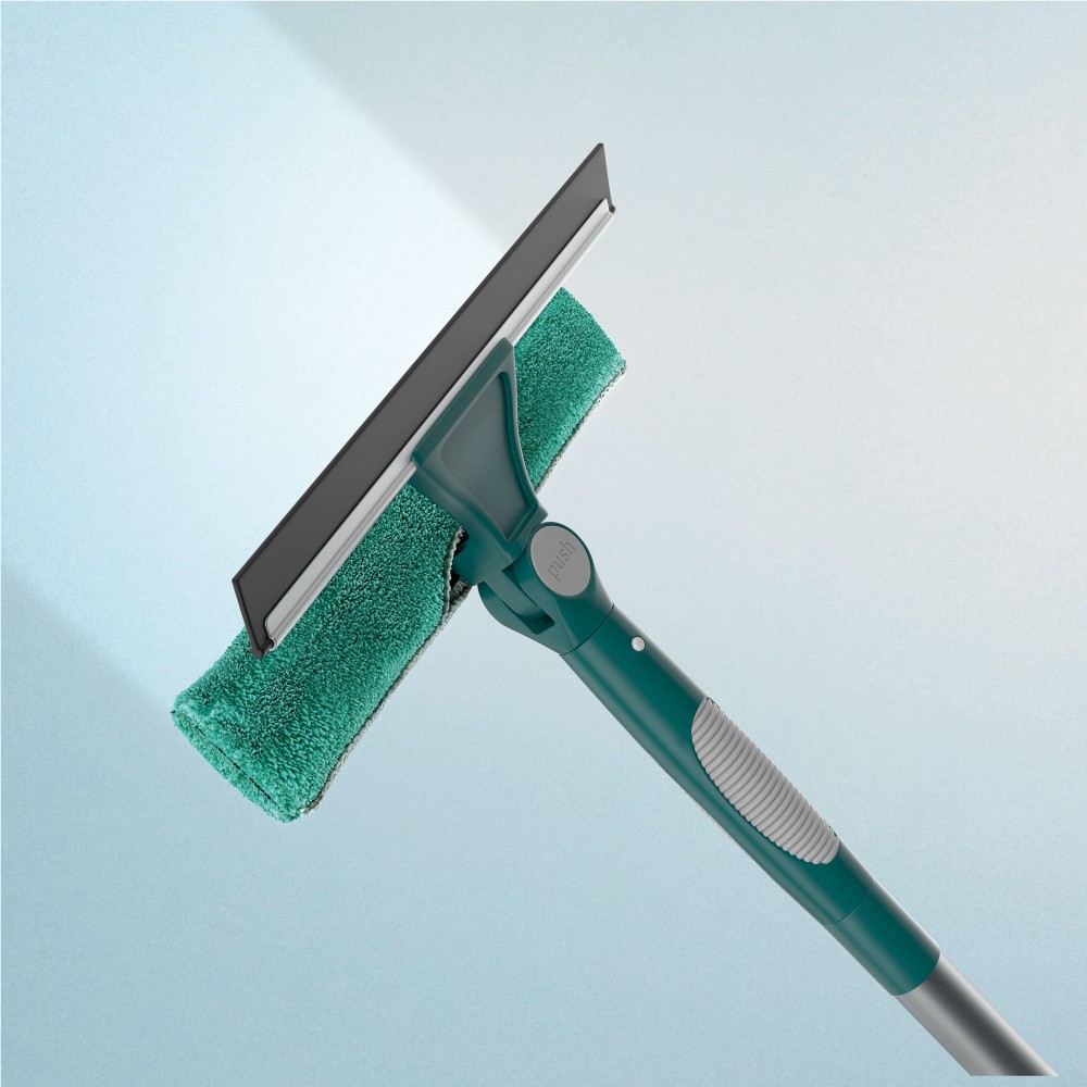 Rodo Combinado Limpa Vidros 25cm Flash Limp com Cabo Extensível