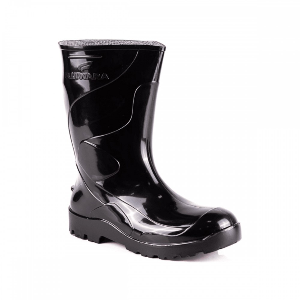 Bota PVC Fujiwara n° 38 Cano Médio Preta