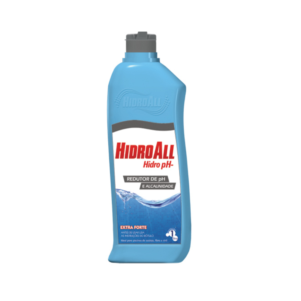 Redutor de pH e Alcalinidade Hidroall Hidro pH- 1L
