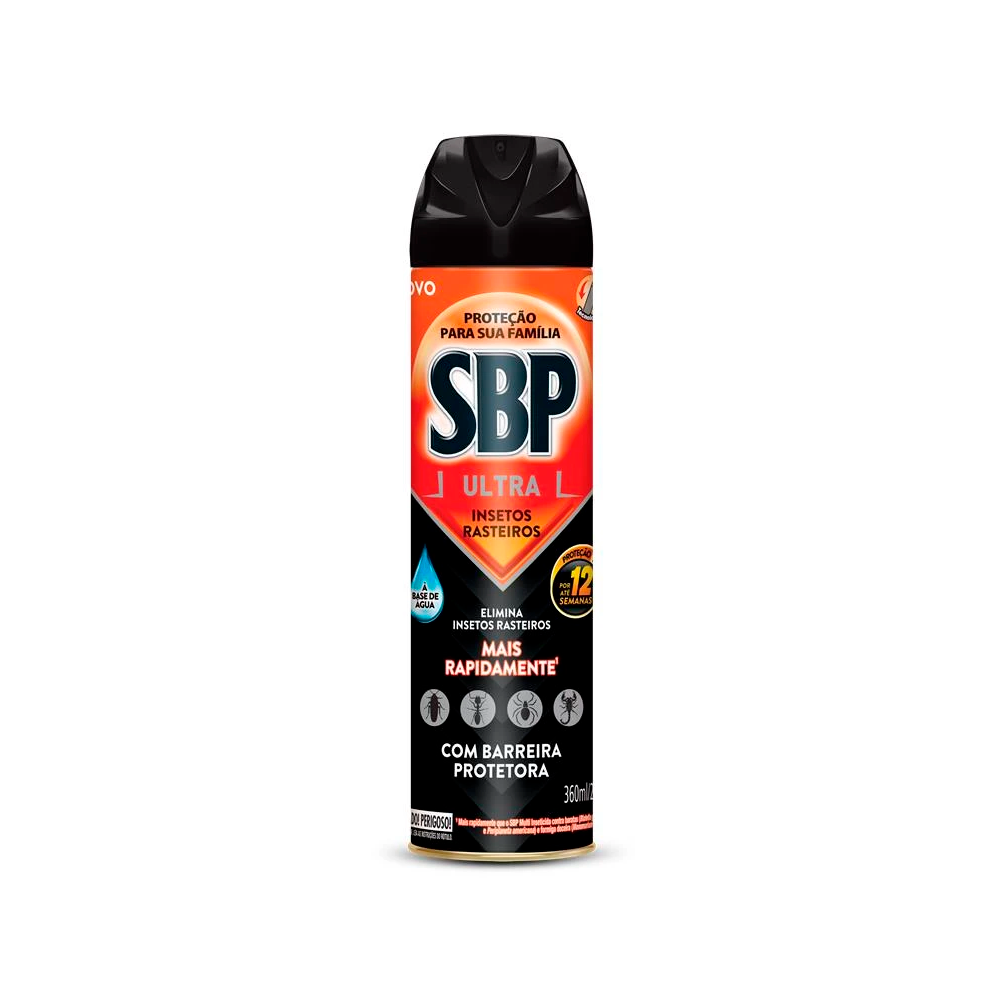 Inseticida Aerossol SBP Insetos Rasteiros 380mL