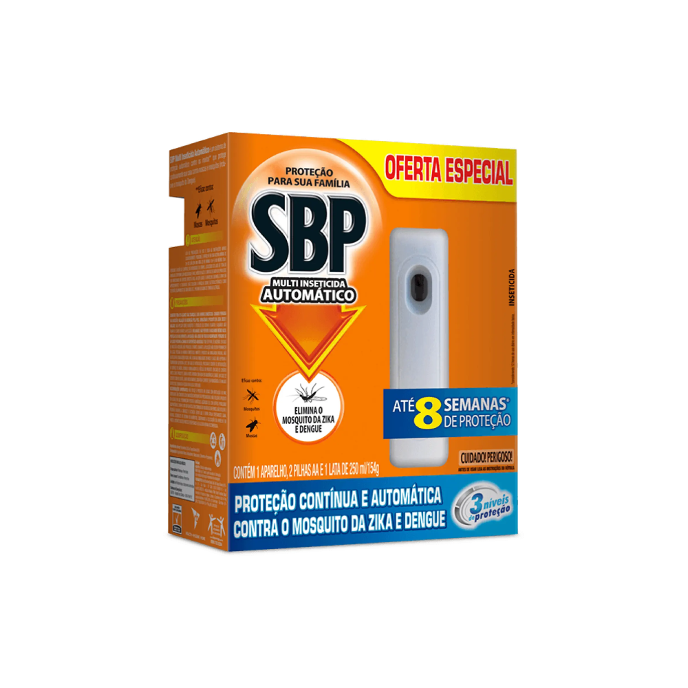 Inseticida Automático SBP Aperelho 250mL