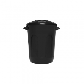 Lixeira com Tampa 30L Jaguar - Preta