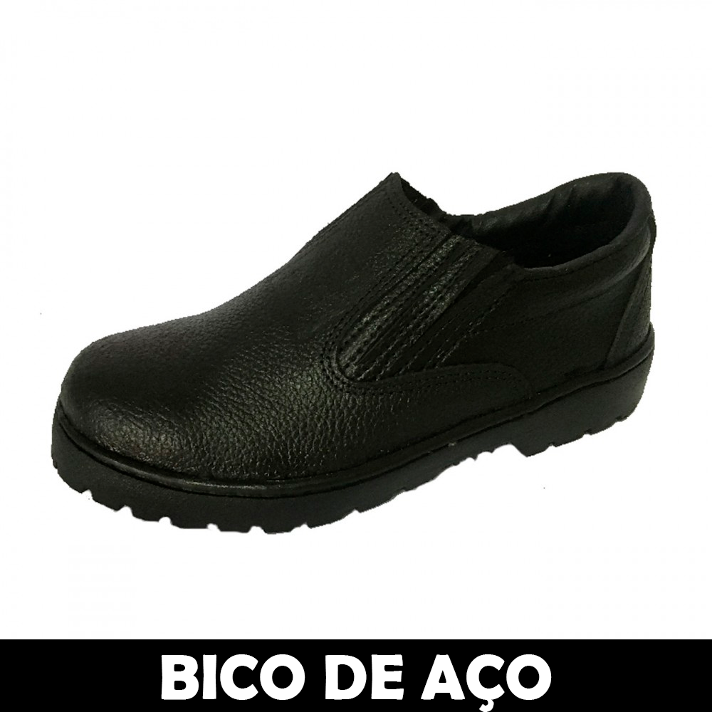 Sapato de Segurança Cano Curto com Bico de Aço n°38