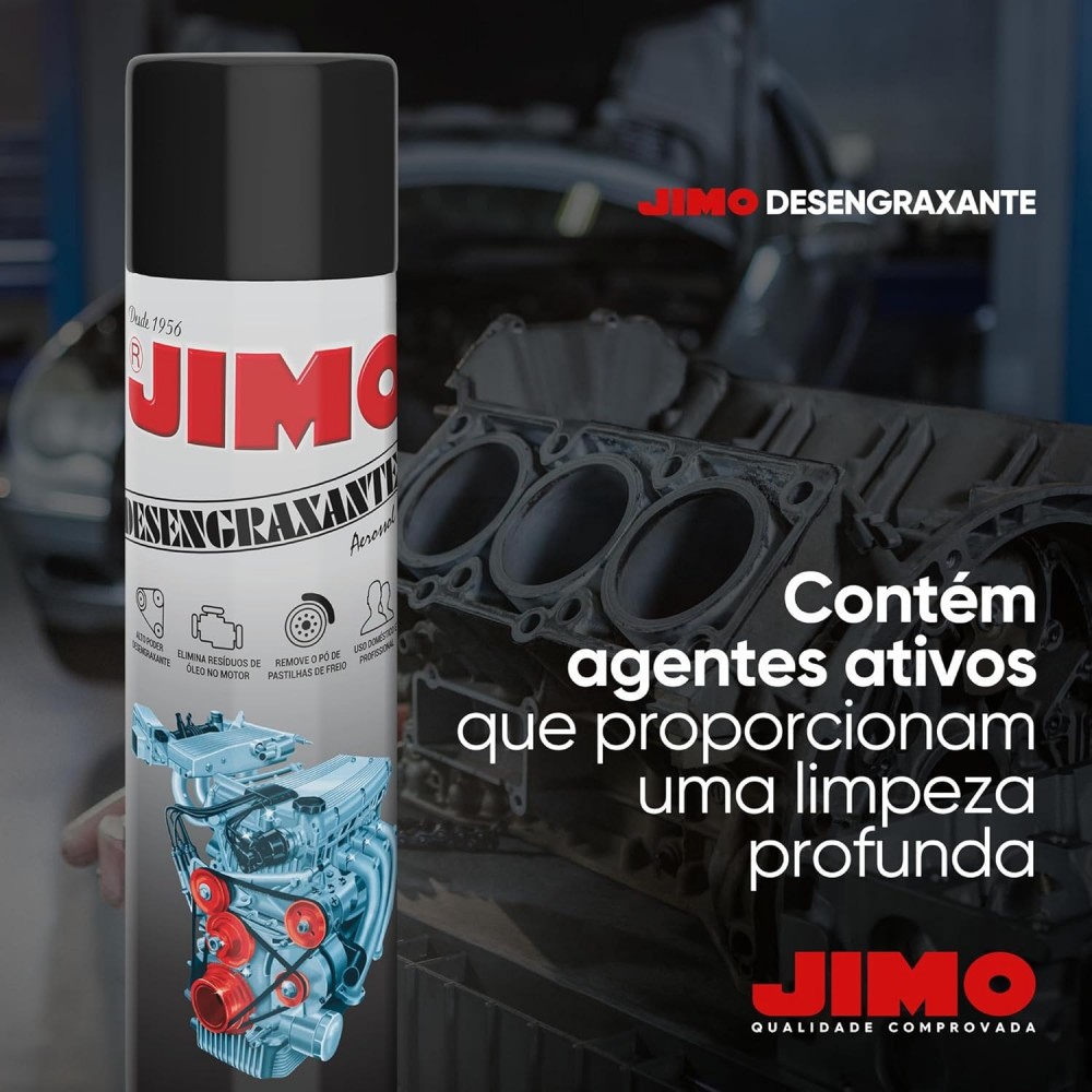 Desengraxante Aerossol Jimo 400mL
