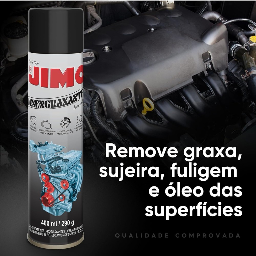 Desengraxante Aerossol Jimo 400mL