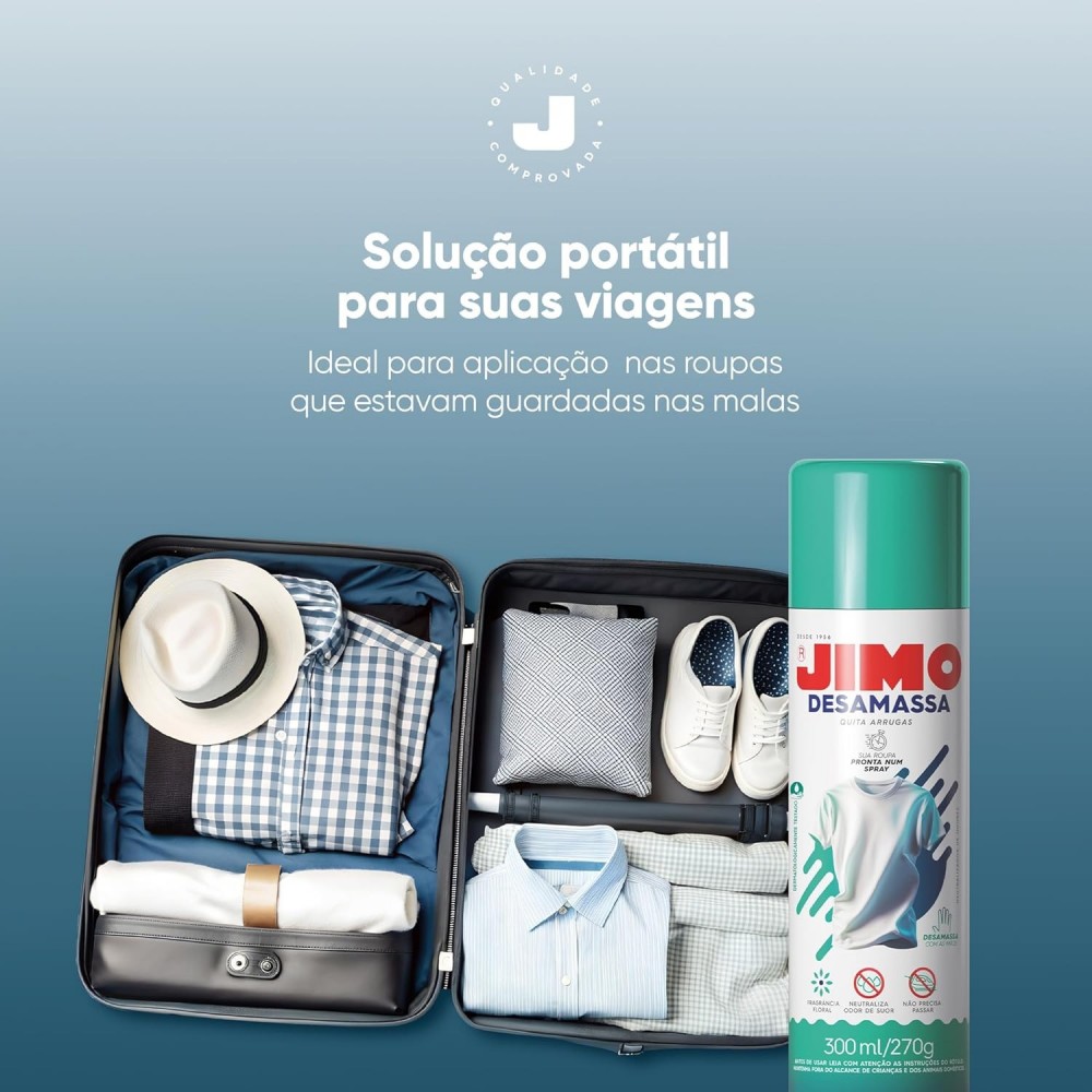 Desamassa Roupas Jimo 300mL Spray