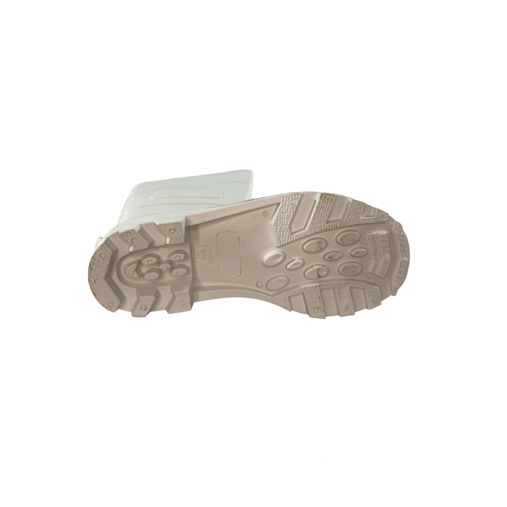 Bota PVC Kala n° 33/34 Cano Médio Branca
