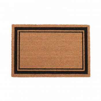 Tapete Capacho Fibra de Coco 50x75cm Kapazi - Moldura