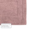 Tapete de Algodão Retangular 40x60cm Kapazi Happy - Rosa