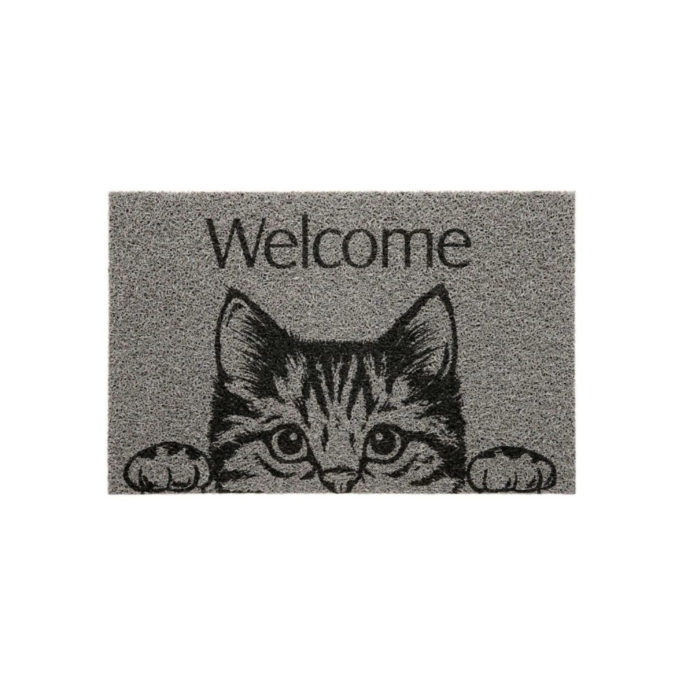 Tapete Capacho Vinil 40x60cm Kapazi Pet- Cat Welcome 