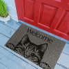Tapete Capacho Vinil 40x60cm Kapazi Pet- Cat Welcome 
