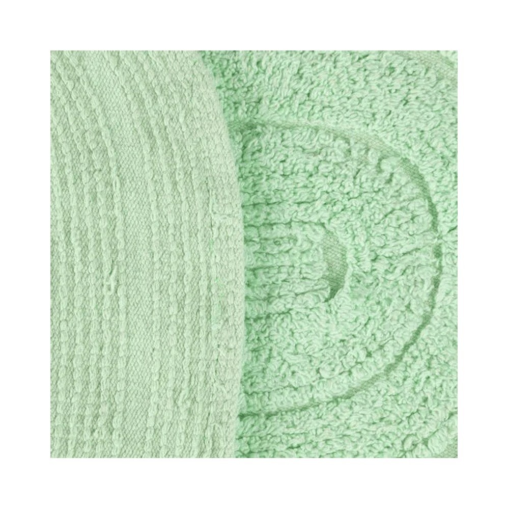 Tapete de Algodão Oval 40x60cm Kapazi - Verde Menta