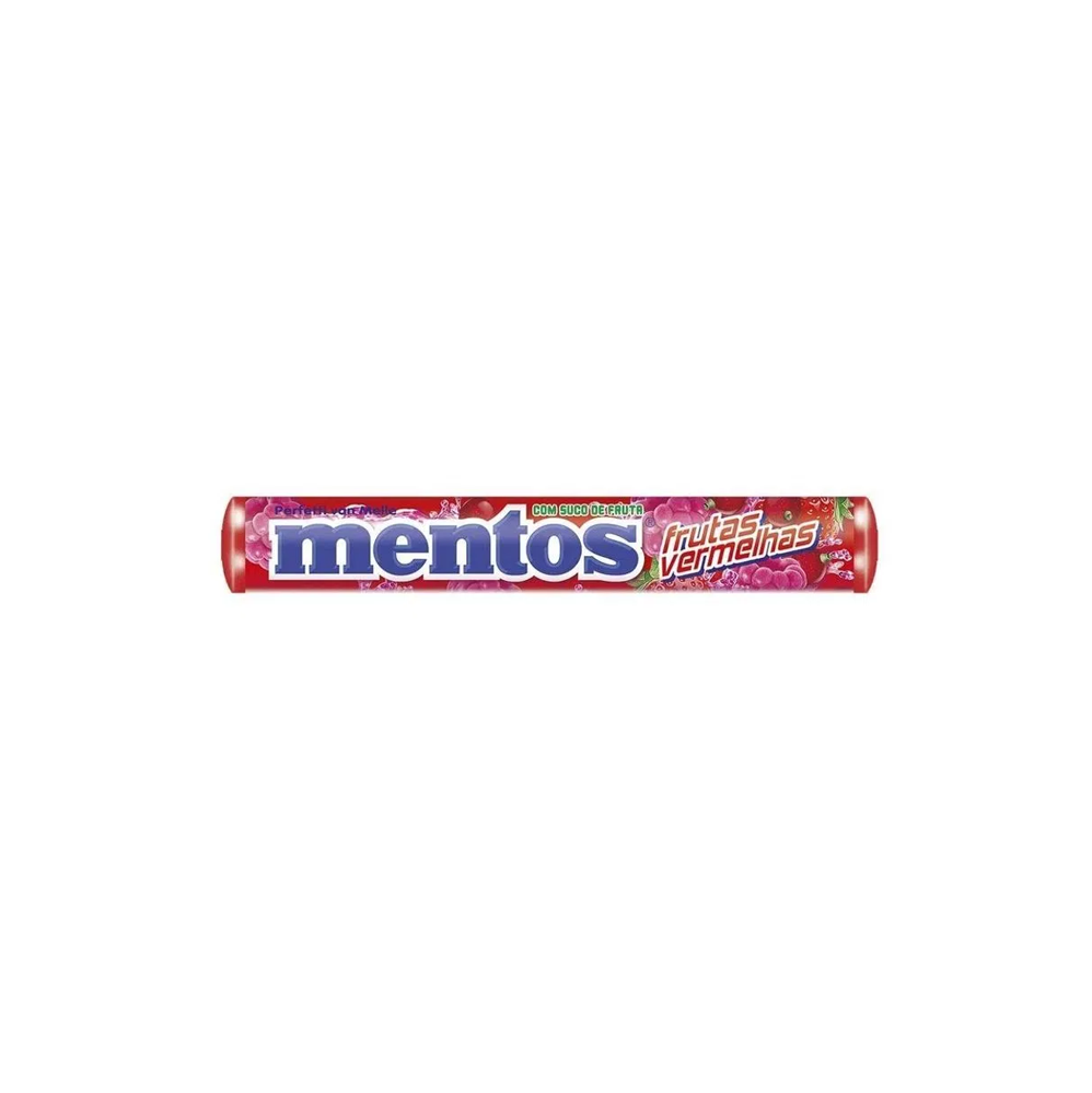 Bala Mentos Stick 37,5g Frutas Vermelhas