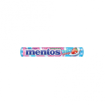 Bala Mentos Stick 37,5g Morango e Yogurt