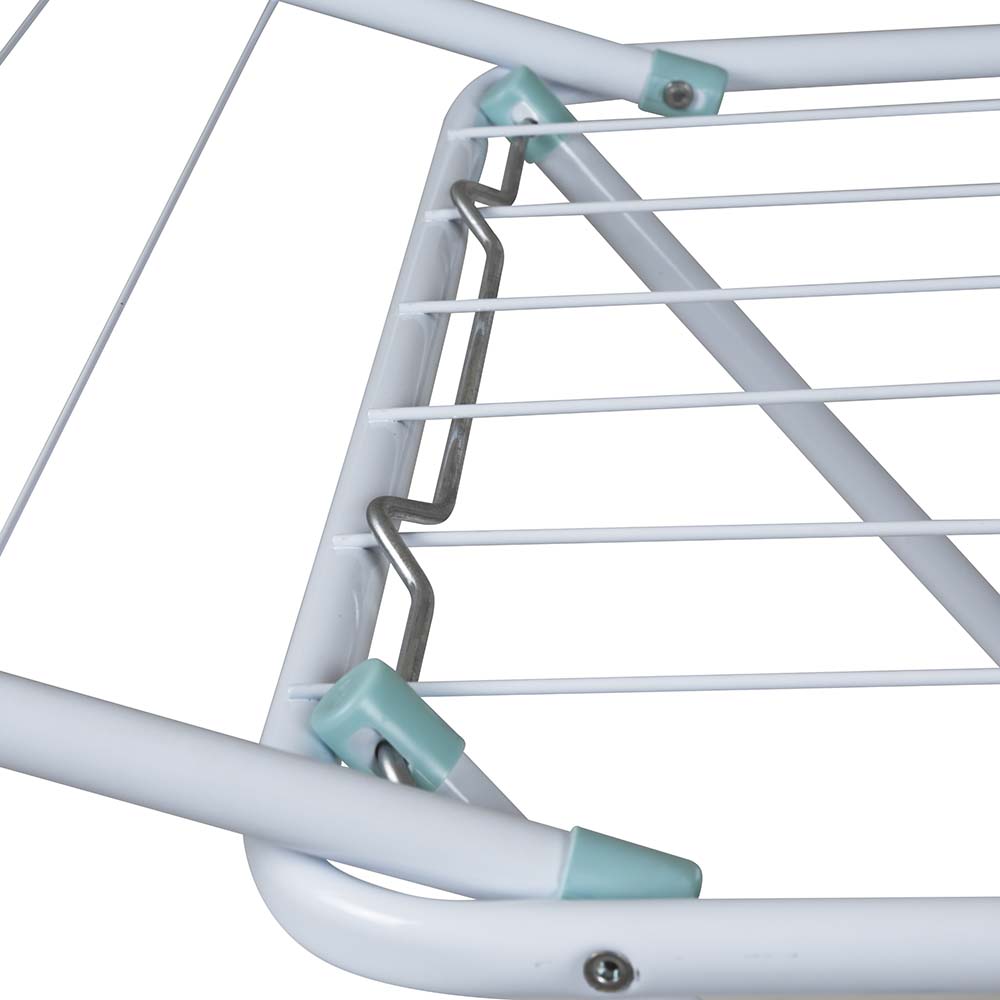 Varal de Chão de Aço com Abas MOR Slim Branco