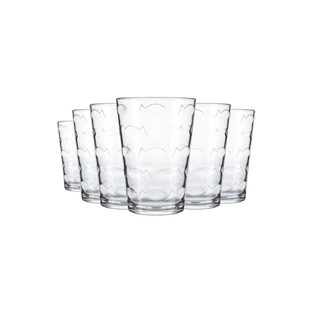 Jogo de Copo de Vidro 265mL Nadir Laguna com 6 peças