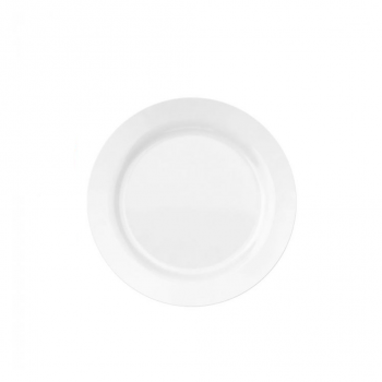 Prato de Vidro Raso 24cm Duralex Opaline Menu Branco
