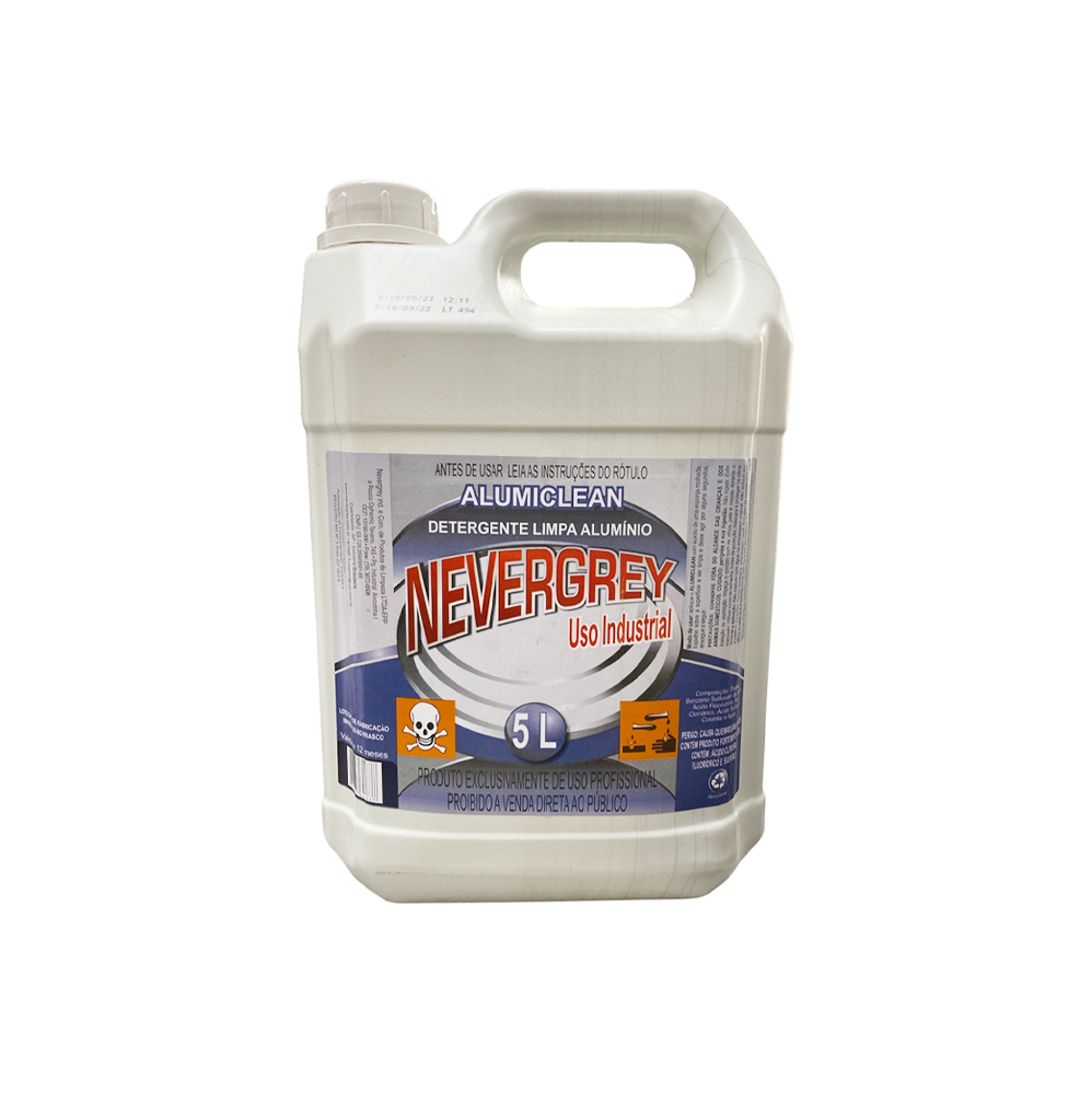 Limpa Alumínio Nevergrey Alumiclean 5L 