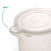 Jarra Medidora Nitron 850mL com Tampa