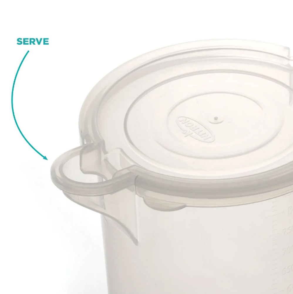 Jarra Medidora Nitron 850mL com Tampa