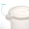 Jarra Medidora Nitron 850mL com Tampa